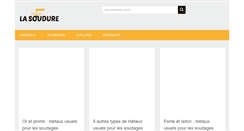 Desktop Screenshot of lasoudure.net
